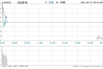 开盘三大指数高开创指涨0.83%医美板块涨幅居前