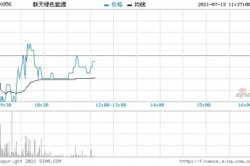 大和新天绿色能源重申买入评级目标价4.7港元